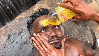 Hogenakkal Famous eye massage 😱 asmr gramophonevillage [upl. by Ziom767]