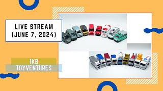 Tomica Diecast Toy Trucks Vans Minivans Kei Cars and More Live Stream  June 7 2024 [upl. by Swithbart]