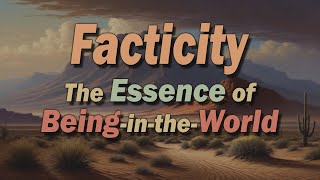 Facticity  The Essence of BeingintheWorld [upl. by Ryhpez178]