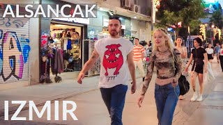 🇹🇷 A Night Out in Alsancak İzmirs Trendy Neighborhood  A Walking Tour in 4K [upl. by Patterman]