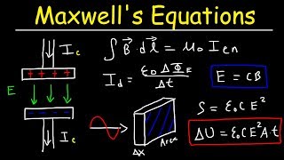 Maxwells Equations Electromagnetic Waves Displacement Current amp Poynting Vector  Physics [upl. by Naj558]