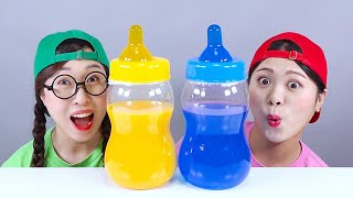 Bottle Candy Jelly DONA Mukbang [upl. by Buffum]