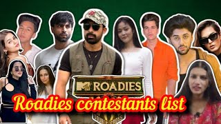 ROADIES CONTESTANTS AND CONFIRMED STARTING DATE ROADIES DOUBLE CROSSMY FIRST FACECAM VIDEO [upl. by Diba338]