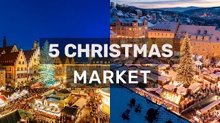 5 Iconic Christmas Markets in Europe You NEED to Visit [upl. by Chelton]