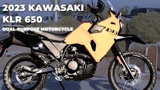 2023 Kawasaki KLR 650 DualPurpose Motorcycle Adventure Review [upl. by Haag]