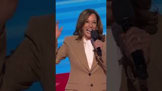 Kamala Harris gets thunderous applause in surprise DNC appearance  REUTERS [upl. by Dublin384]