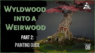 How to Paint a Wyldwood like a Weirwood Tree [upl. by Dyana]