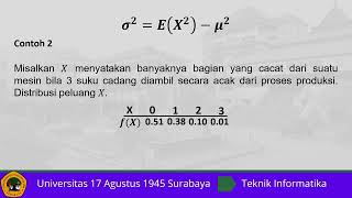 2Math For Machine Learning22Statistika amp Probabilistik225STATISTIKA VARIANSI dan KOVARIANSI [upl. by Aniz130]