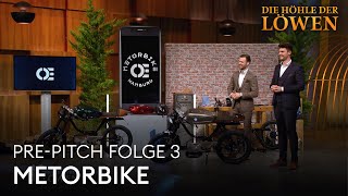 PrePitch Metorbike  ElektroMotorrad im Café Racer Look 🏍️  Folge 3  Die Höhle der Löwen [upl. by Alessandro]