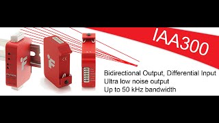 Strain Gauge Analog Load Cell Amplifier With Differential Output  IAA300  FUTEK [upl. by Heindrick]