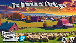 Farm Simulator 22  The Inheritance  Ep 07  This is jampacked where making silage is king [upl. by Adrahs]