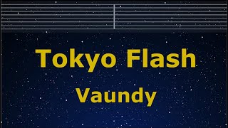 Karaoke♬ Tokyo Flash  Vaundy 【No Guide Melody】 Instrumental Lyric Romanized [upl. by Oiramaj]