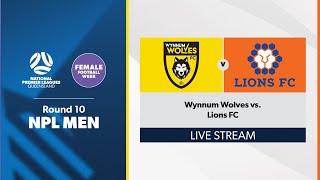 NPL Men Round 10  Wynnum Wolves vs Lions FC [upl. by Einaeg]