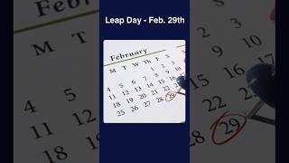 What is Leap DayLeap Year Explained in 20 Seconds [upl. by Hairom179]