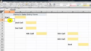 Speed up Data Entry on Excel Forms By Using Named Ranges [upl. by Guidotti]