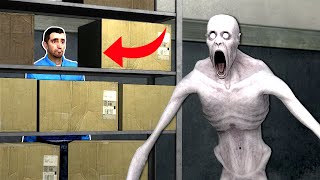 HIDING FROM SCP096 IN A STORE  Garrys Mod Slasher [upl. by Nirroc]