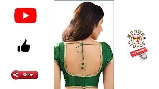 how to increase and decrease blouse back neck deep  blouse alterations  blouse fittings  part 116 [upl. by Shewchuk417]