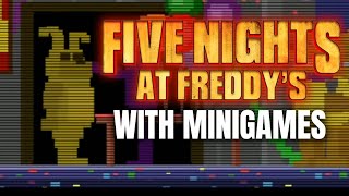 FIVE NIGHTS AT FREDDYS Intro With Minigames [upl. by Inajna22]