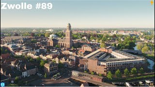 4K Zwolle City driving downtown  the Netherlands  2020 89 [upl. by Imim]