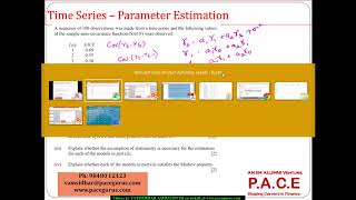 Time Series Parameter Estimation [upl. by Euqinahc]