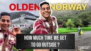 How much break we get to go out on Port  work hours on cruise ship  Norway Olden  theamvlogs [upl. by Strade]