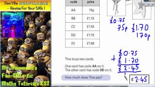 Maths KS2 SATS 2002A Q6 ghammond [upl. by Ummersen]