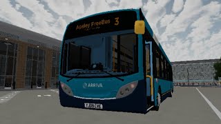 Roblox Apsley Bus Route 3 to Apsley FreeBus ADL Enviro200 [upl. by Enived]