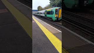 Trains at Hilsea 211024 [upl. by Nylkoorb]