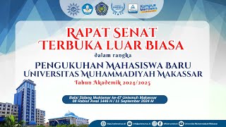 PENGUKUHAN MAHASISWA BARU TAHUN AKADEMIK 20242025  UNSIMUH MAKASSAR [upl. by Rennane]