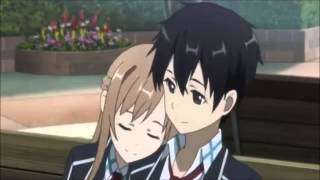 SAO Kirito and Asuna A Thousand Miles AMV [upl. by Aremaj]