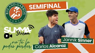 EN VIVO  Alcaraz vs Sinner  Semifinal Roland Garros 2024 [upl. by Ylecara]