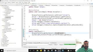 Parallel testing without selenium grid or saucelab using ThreadLocal [upl. by Imelida]