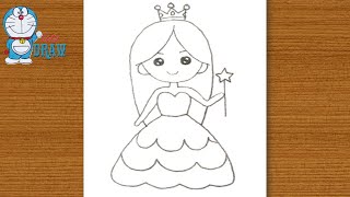 handy tips for beautifull drawing baby doll  outline art master  step by step [upl. by Arick]