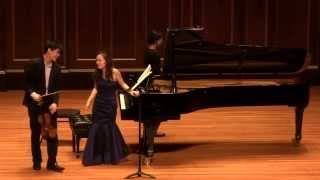 Angelo Xiang Yu and Qing Jiang  Beethoven Sonata for Violin and Piano No7 Op30 No2 [upl. by Aicilf]