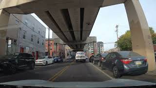 Driving on Front Street from Fishtown to Olney Philadelphia PA [upl. by Ocin519]