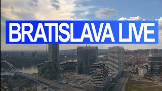 ARCHIVE LIVE daily camera Bratislava Slovakia  new downtown  nové centrum  relaxing music [upl. by Krein974]