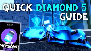 HOW TO GET DIAMOND HYPERCHROME LEVEL 5 EASILY in Roblox Jailbreak [upl. by Schenck]