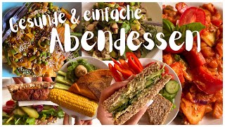 7 GESUNDE ABENDESSEN REZEPTE  Einfache amp Schnelle Ideen mit viel Gemüse Protein VEGGIEVEGAN [upl. by Manson]