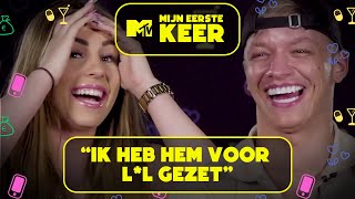 EX ON THE BEACH LESLEY “Ik heb GEEN SPIJT van de SKS met DANNY”  MTV Mijn Eerste Keer 2 [upl. by Sivet]