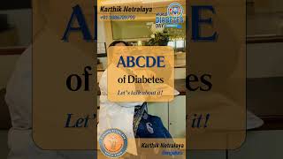 Karthik Netralaya  World Diabetes Day  Eye care tips for Diabetics [upl. by Ardnasal]