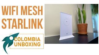 Unboxing wifi mesh STARLINK Colombia [upl. by Odel]