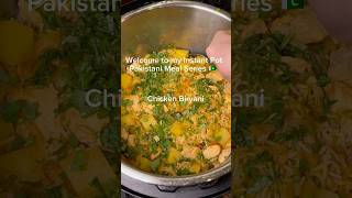 Chicken biryani in the instant pot Perfect easy weeknight meal desi pakistani biryani shorts [upl. by Hilario]