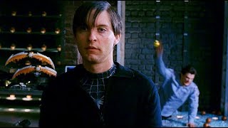 Peter Parker vs Harry Osborn  House Fight Scene  SpiderMan 3 2007 Movie CLIP HD [upl. by Meekahs931]