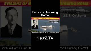 Remains Of Minnesotan Returning Home 83 Years After Being Killed At Pearl Harbor [upl. by Oicnoel323]