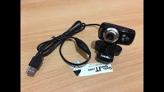 UNBOXING WebCam HAVIT HVV622 8MP Web Camera PC With Microphone For PCNotebook [upl. by Saideman]