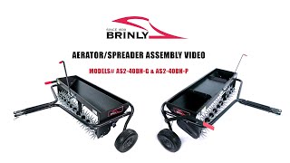 How to Assemble the Brinly Spike Aerator amp Drop Spreader Combo [upl. by Akinek484]