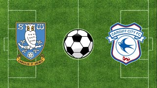 Sheffield Wednesday vs Cardiff City  EFL Championship 202324  Football Simulation PES 21 [upl. by Aisat266]