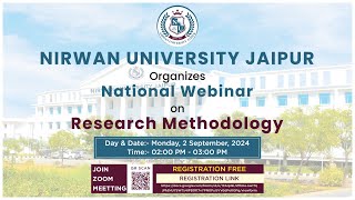 National Webinar on Research Methodology [upl. by Asusej754]