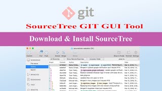 Download amp Install Source Tree GIT GUI Tool for Windows git sourcetree gitclient [upl. by Dante]