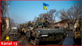 Ukrainian army launched a counterattack and liberated the village near Chasov Yar from Russians [upl. by Aerdnaek]